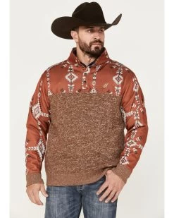 Hooey Men's Stevie Southwestern Print Pullover