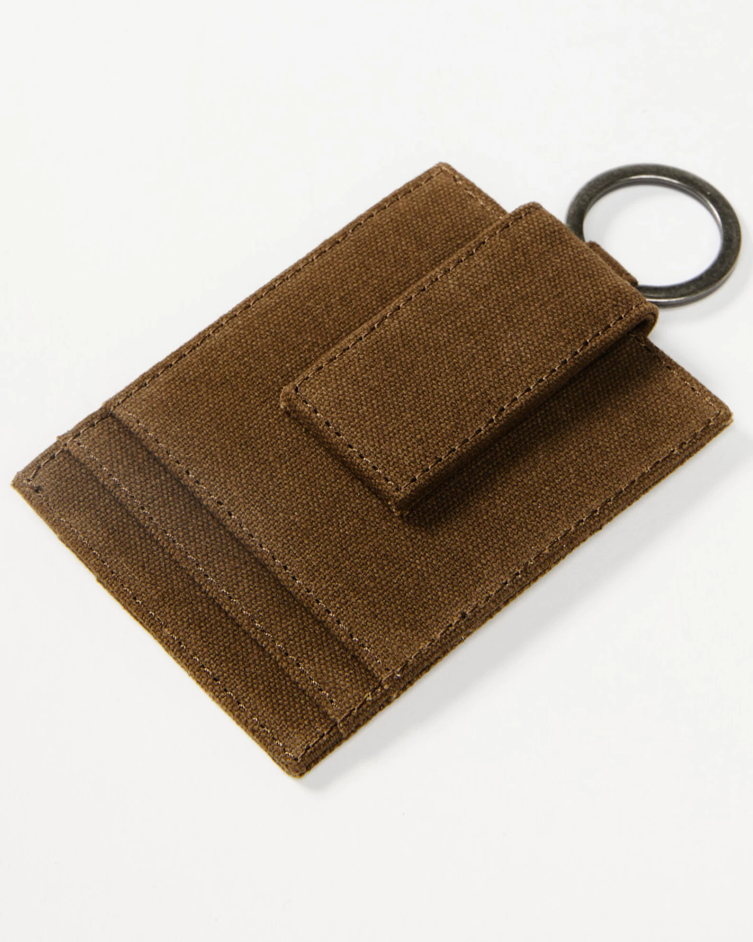 Brothers & Sons Brown Keychain & Credit Card Wallet - Image 2