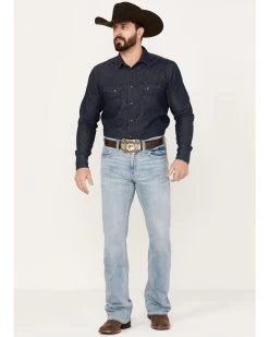 Cody James Men's Owens Light Wash Slim Boot Stretch Denim Jeans