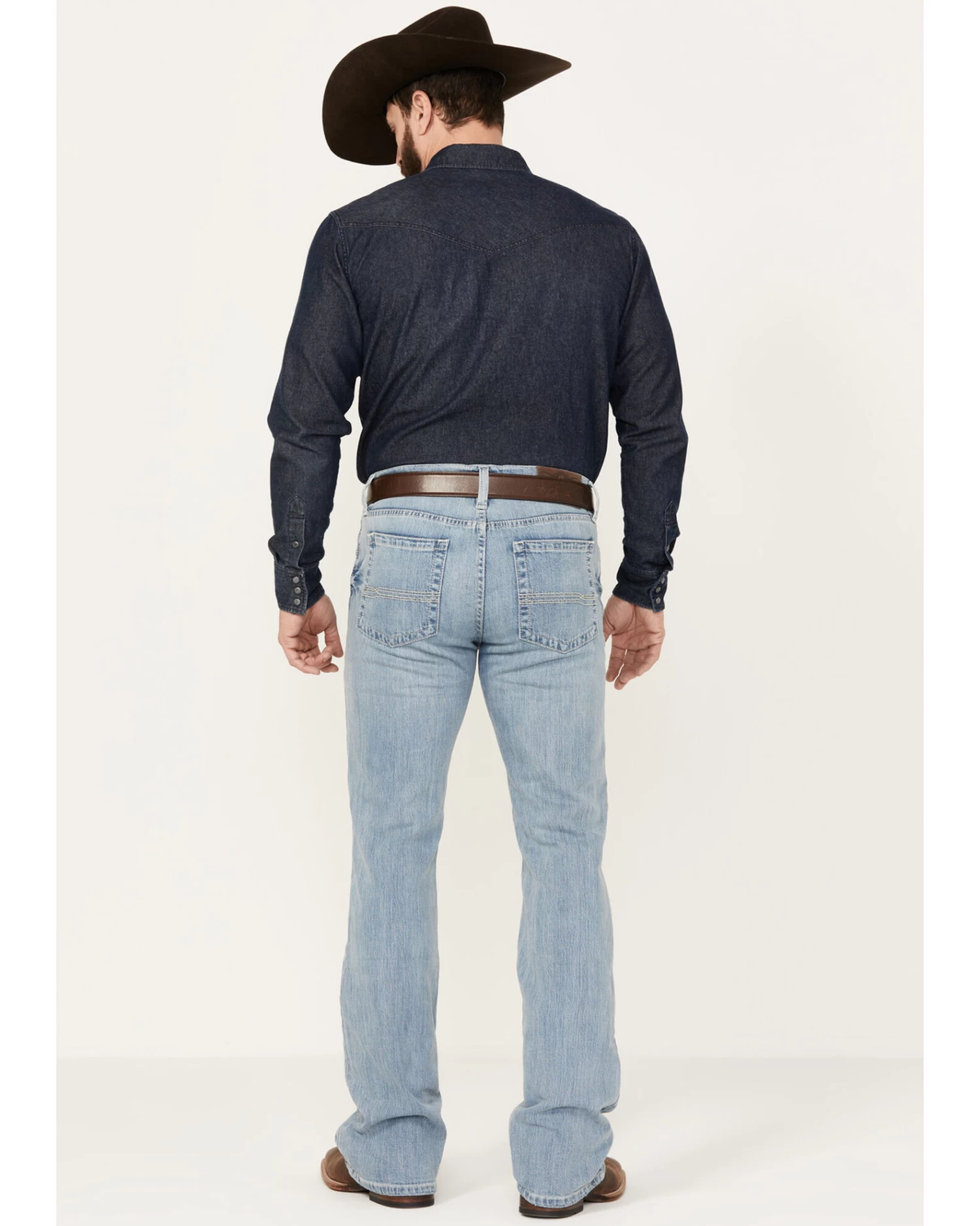 Cody James Men's Owens Light Wash Slim Boot Stretch Denim Jeans - Image 3