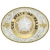 Montana Silversmiths State Of Texas Star Seal Western Buckle